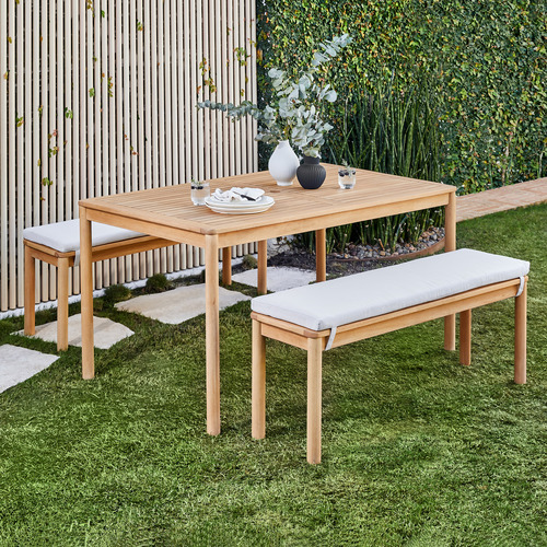 Bench dining set outdoor sale